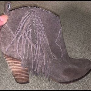 Steve Madden Fringe Booties